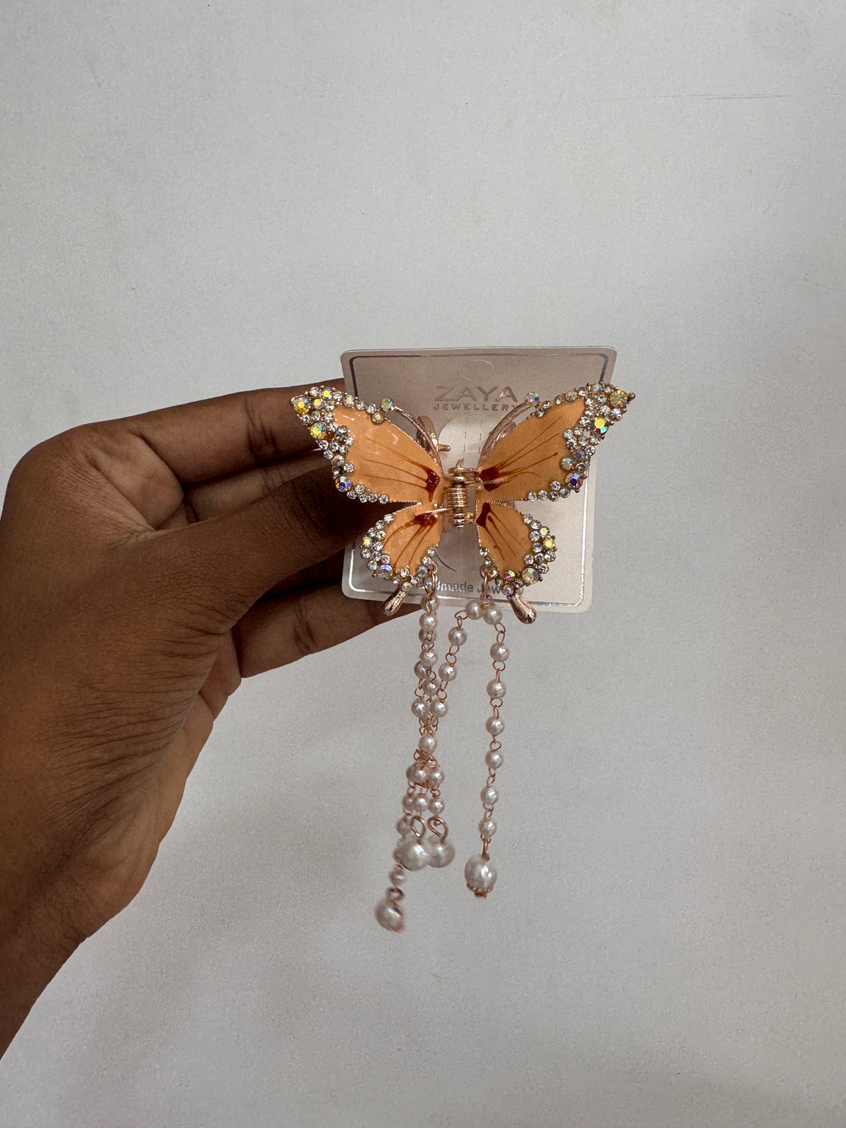 Butterfly tassel hair clutchers