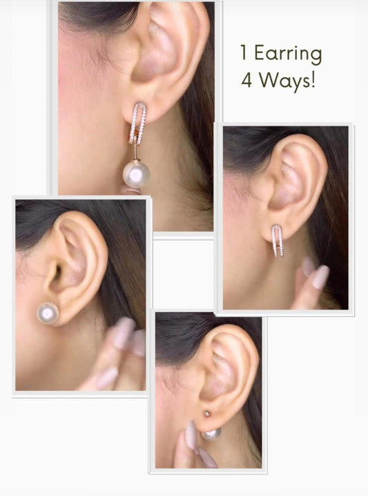 4 in 1 earring