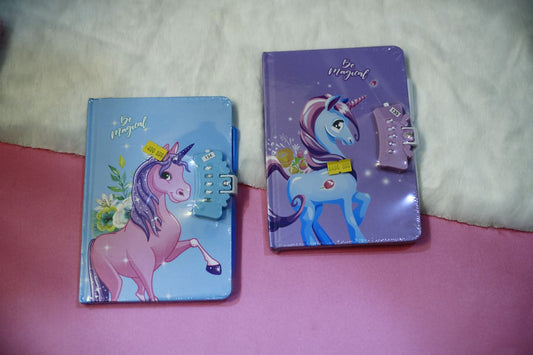 Unicorn lock diary