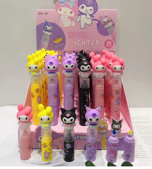 Sanrio 3 in 1 highlighters