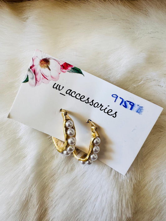 Pearl hoops