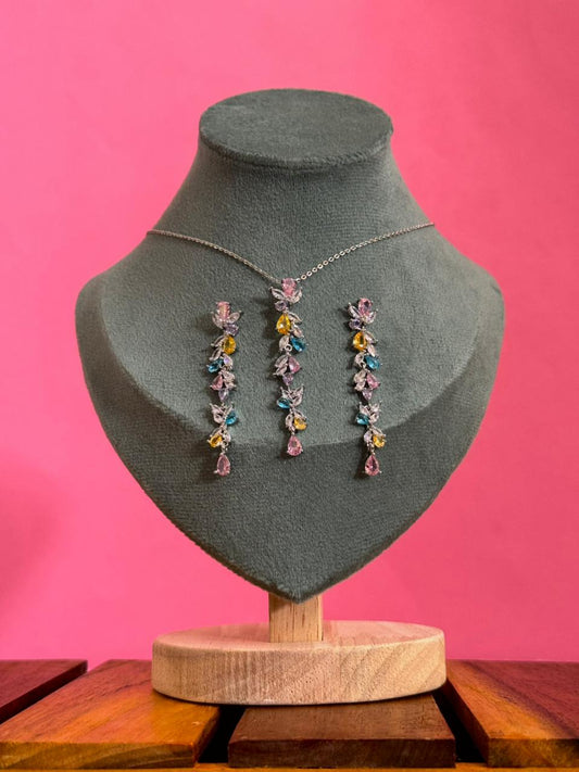 Multi flower 18k set