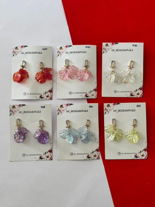 Petal earrings
