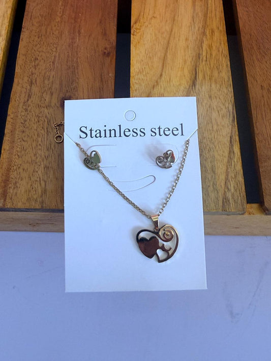 Heart chain set