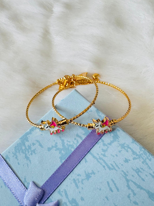 Pink unicorn kids kada set