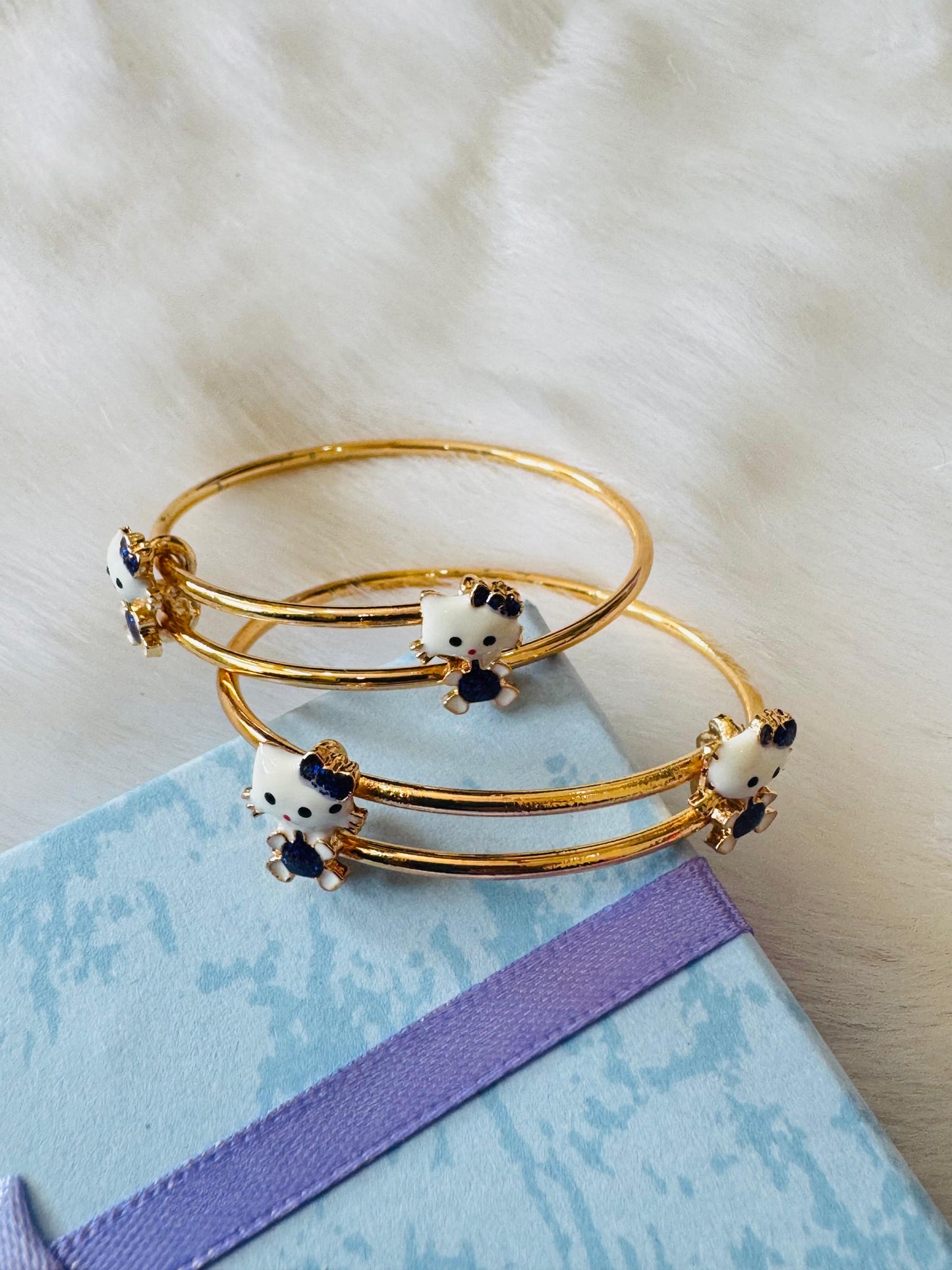 Blue kitty kids kada set