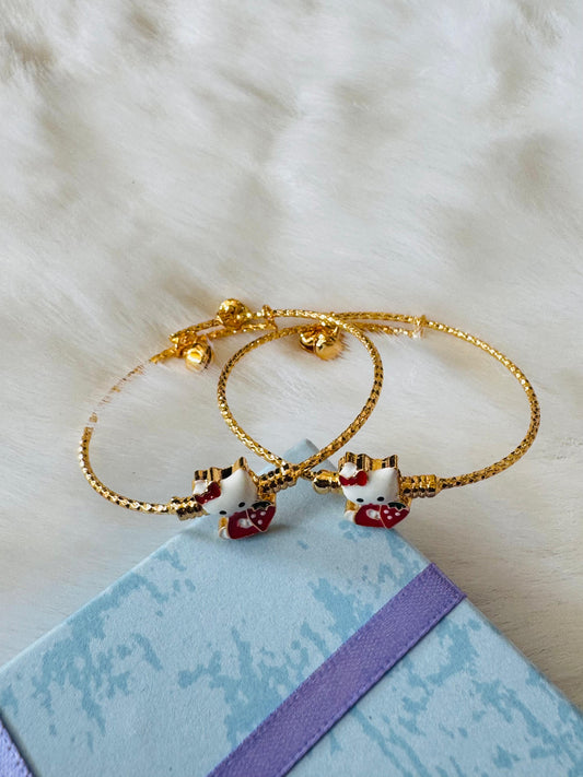 Heart kitty kids kada set