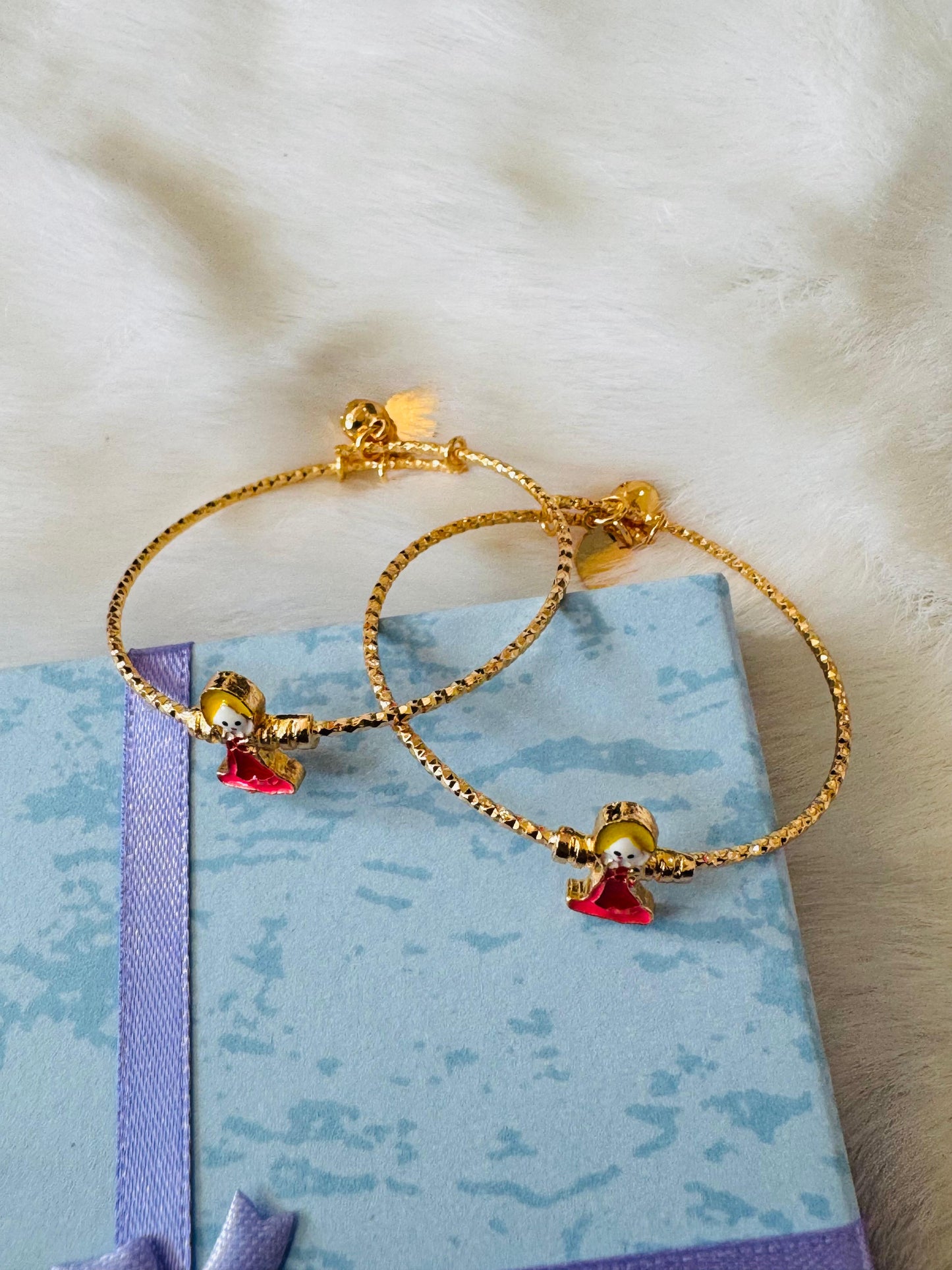 Pink girl kids kada set