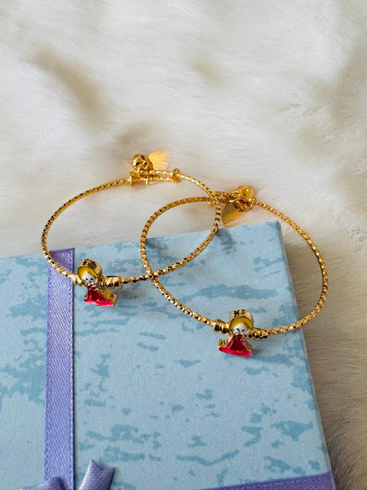 Pink girl kids kada set