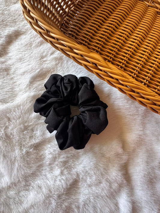 Black scrunchies