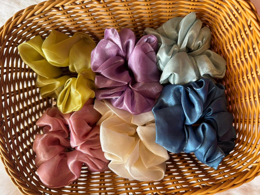 Organza scrunchies