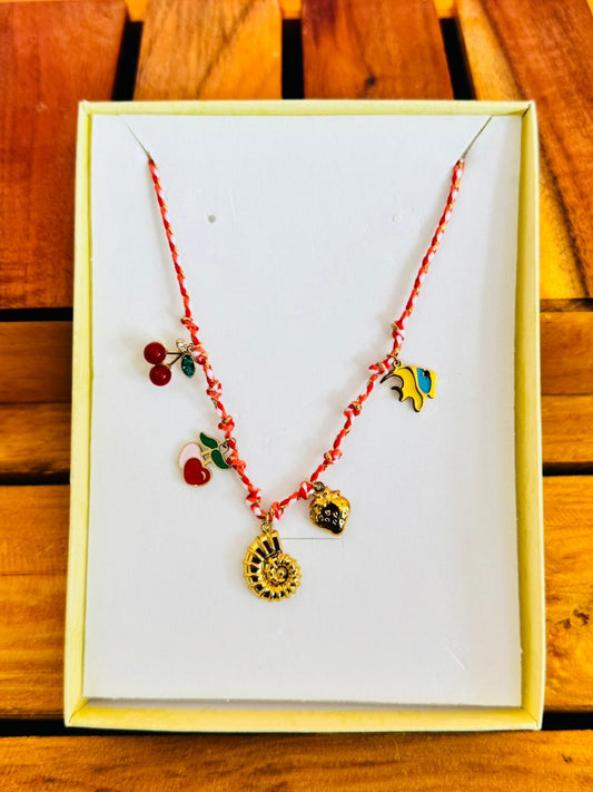 Charm thread chain shell