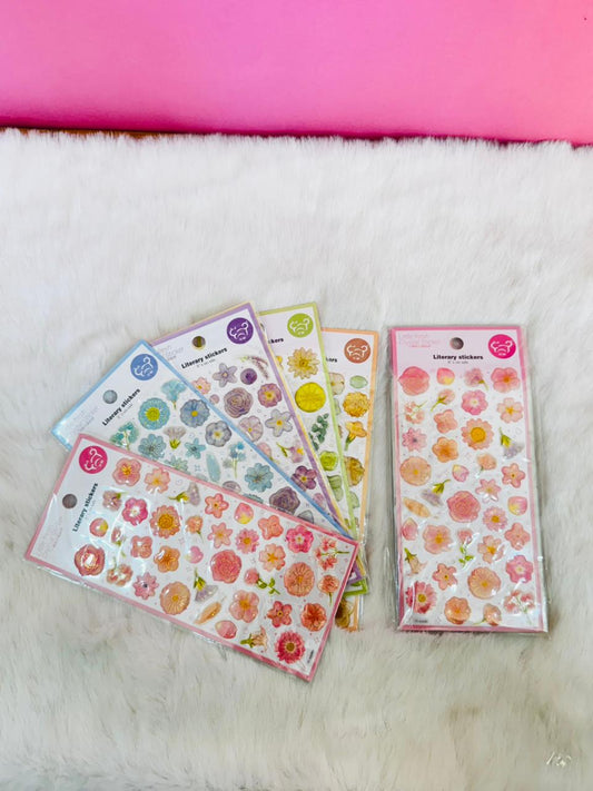 Flower stickers