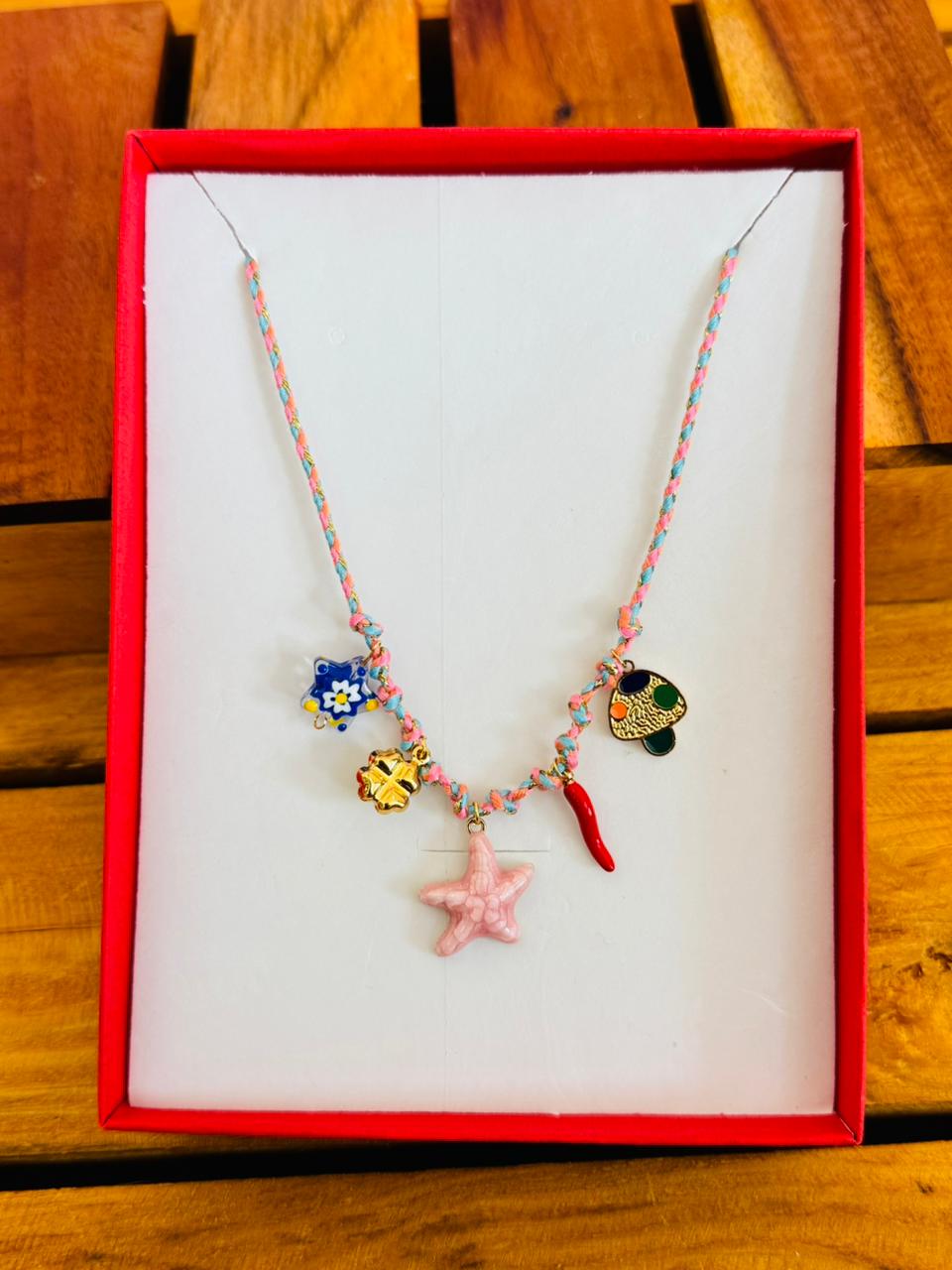 Charm thread chain star