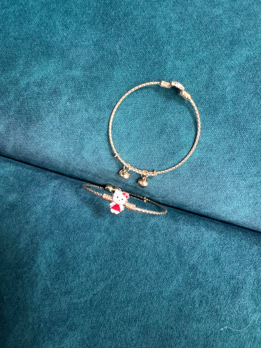 Red kitty kids kada set