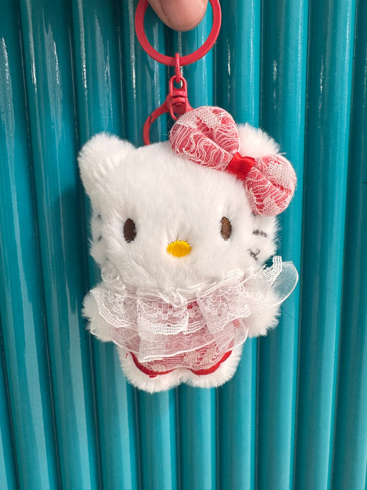 Hello kitty red keychain