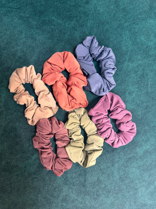 Cotton scrunchies set of 6