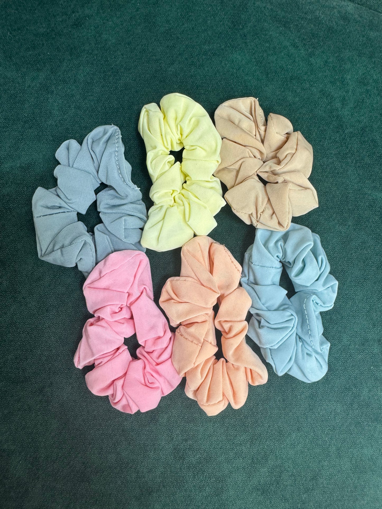 Cotton scrunchies