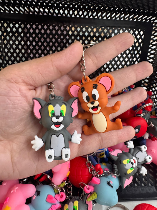 Tom and jerry keychains