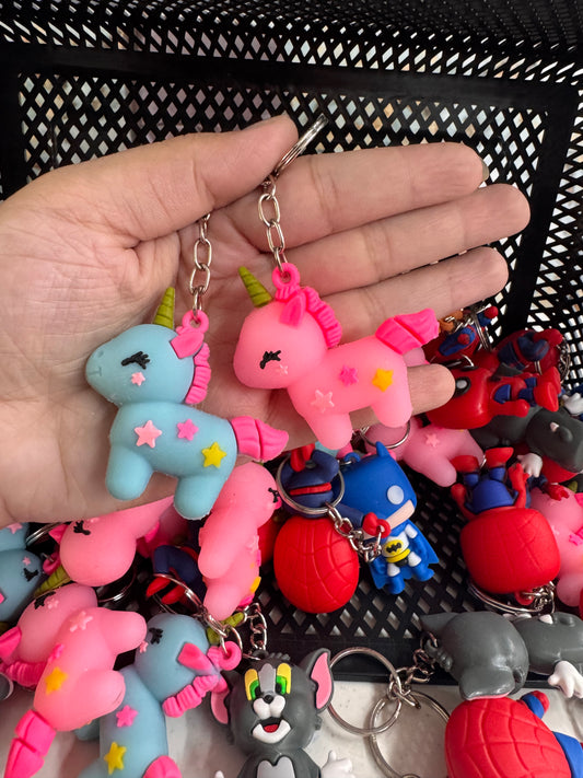 Unicorn keychain