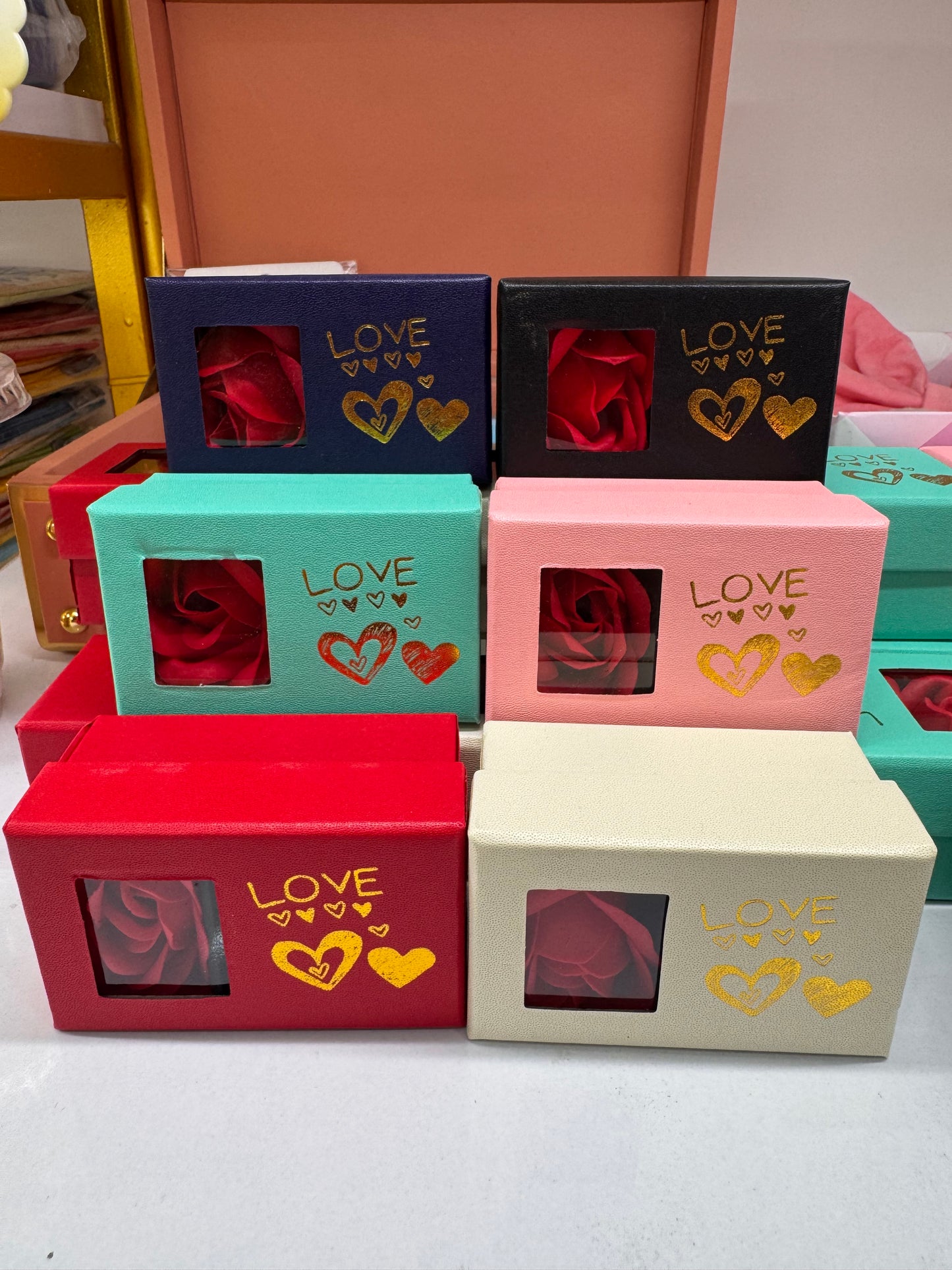 Rose ring valentine box