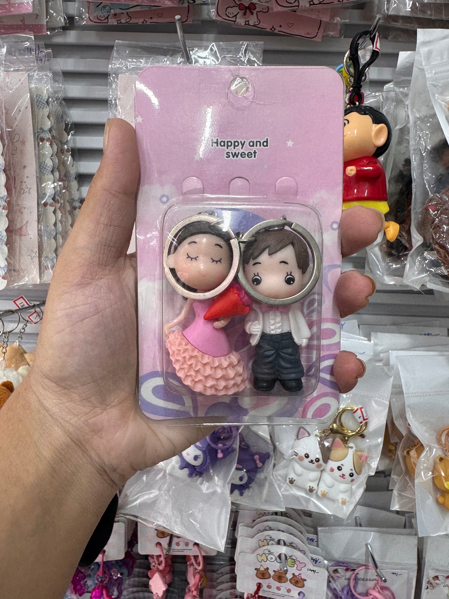 Couple keychains