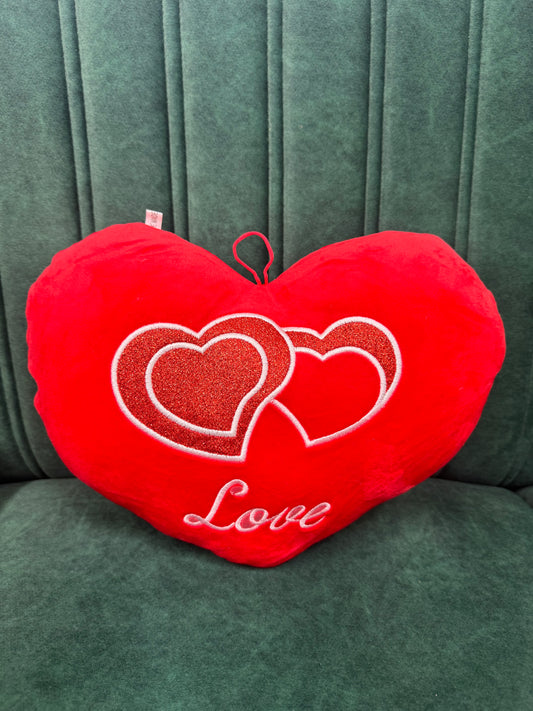 Valentine heart pillow