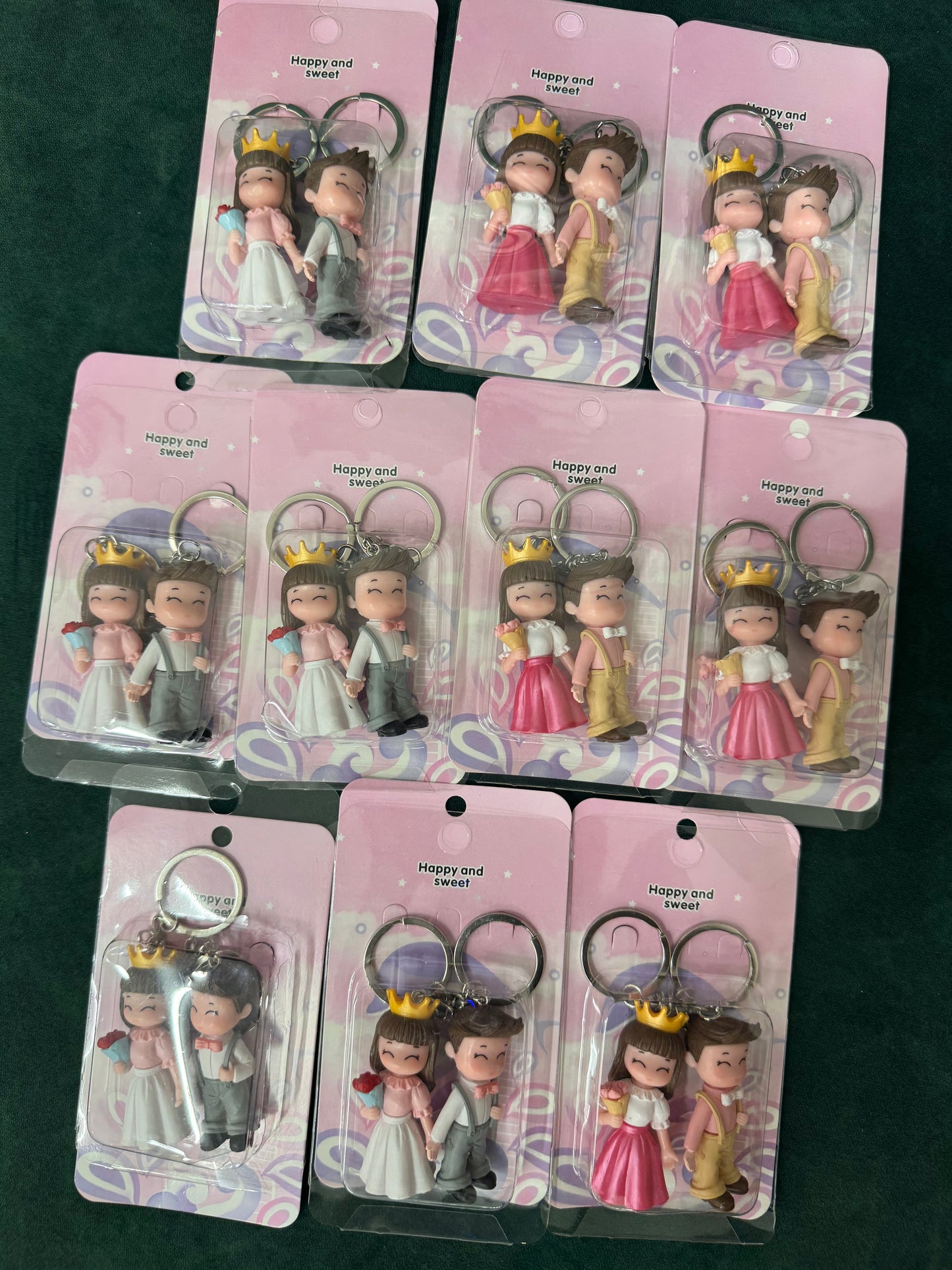Royal couple keychain