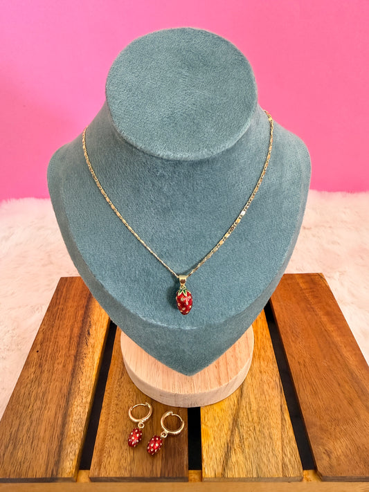Strawberry 18k set