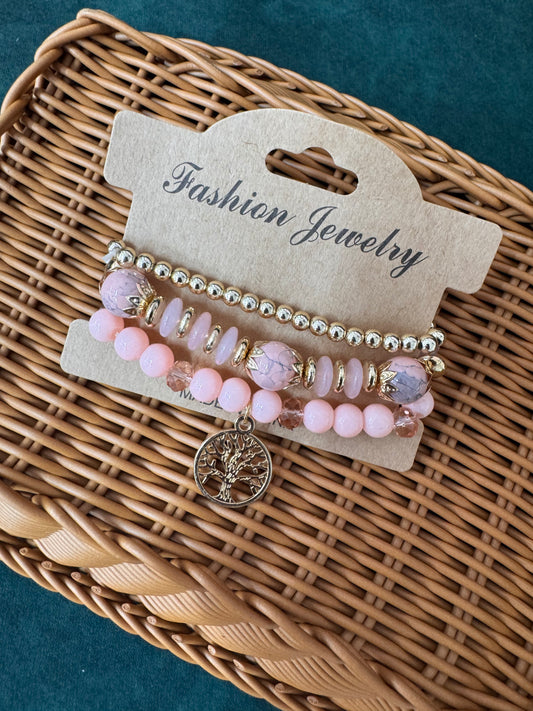 Beads bracelet stacks