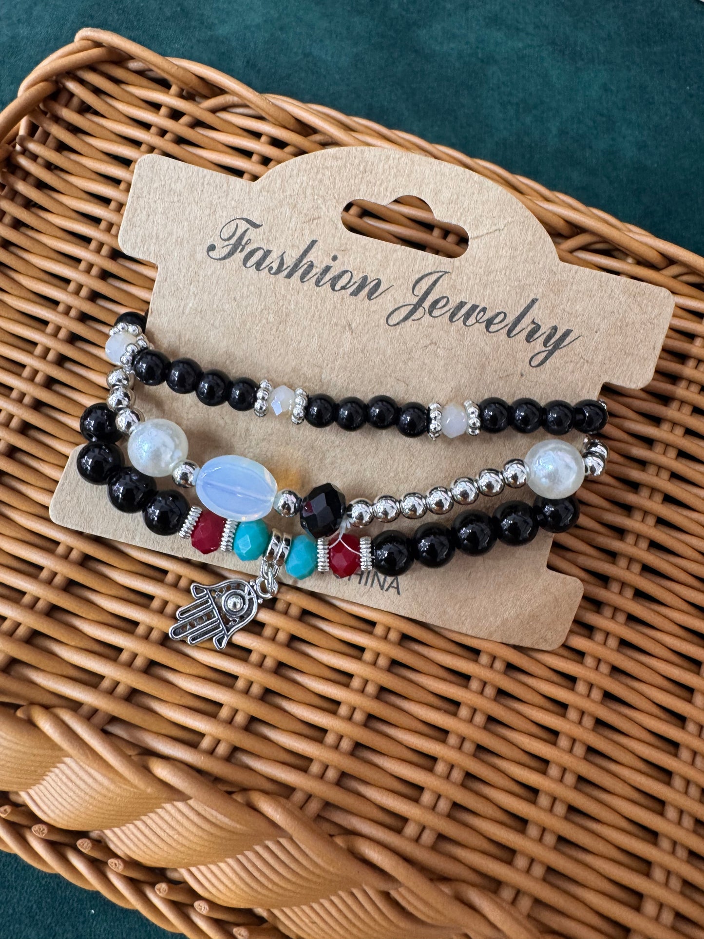 Beads bracelet stacks 2