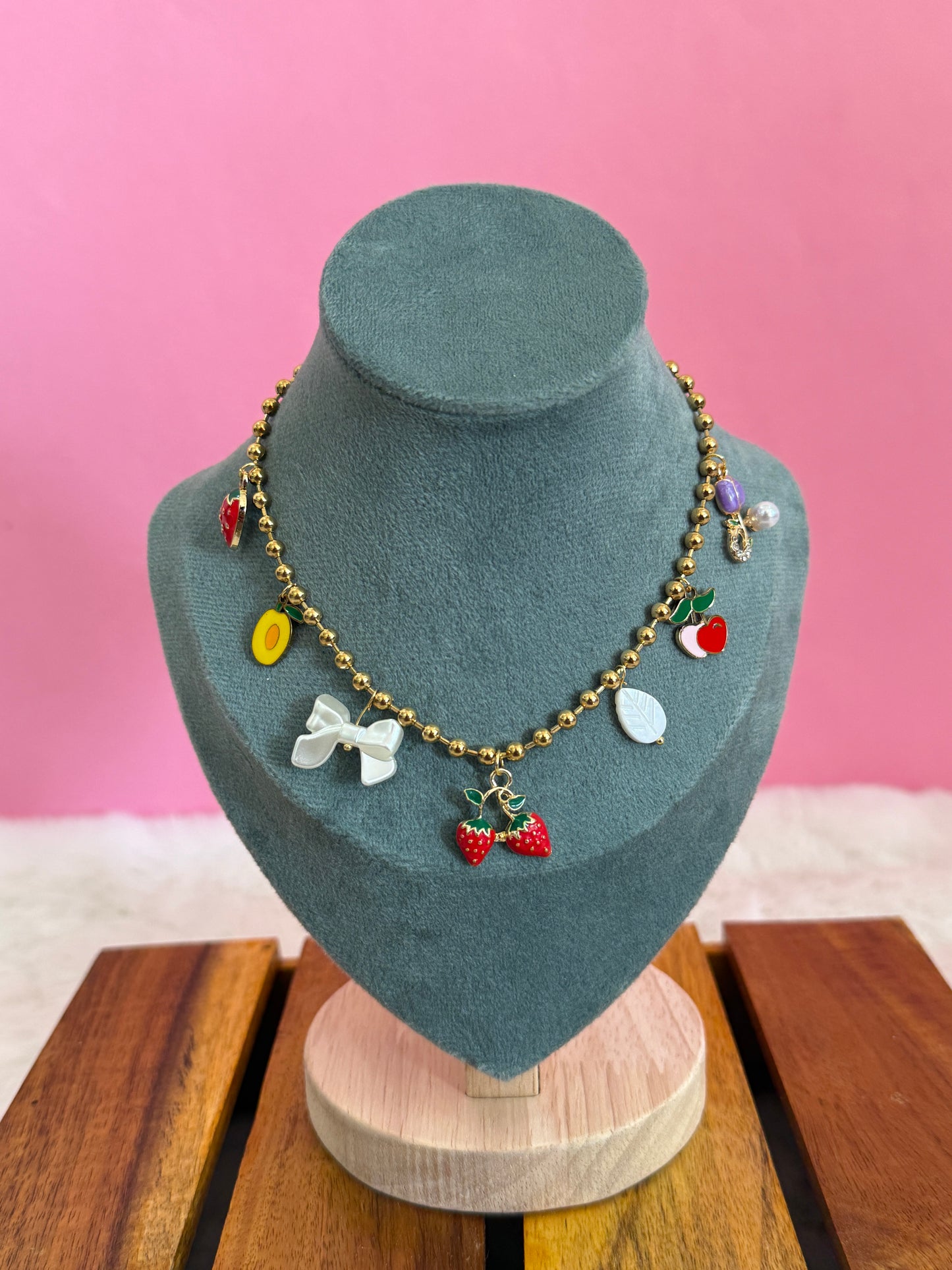 Strawberry charms chain