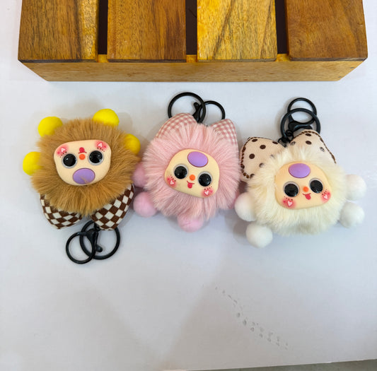 Fur keychains