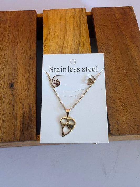 Heart chain set