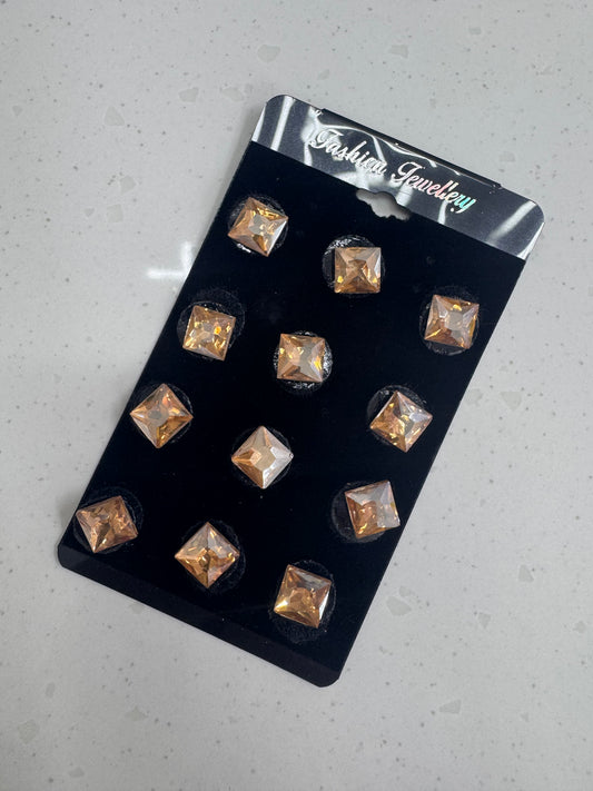 Square stick ons
