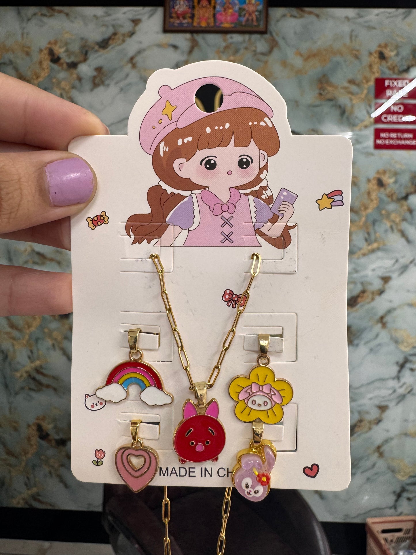 Charm jewelry sets