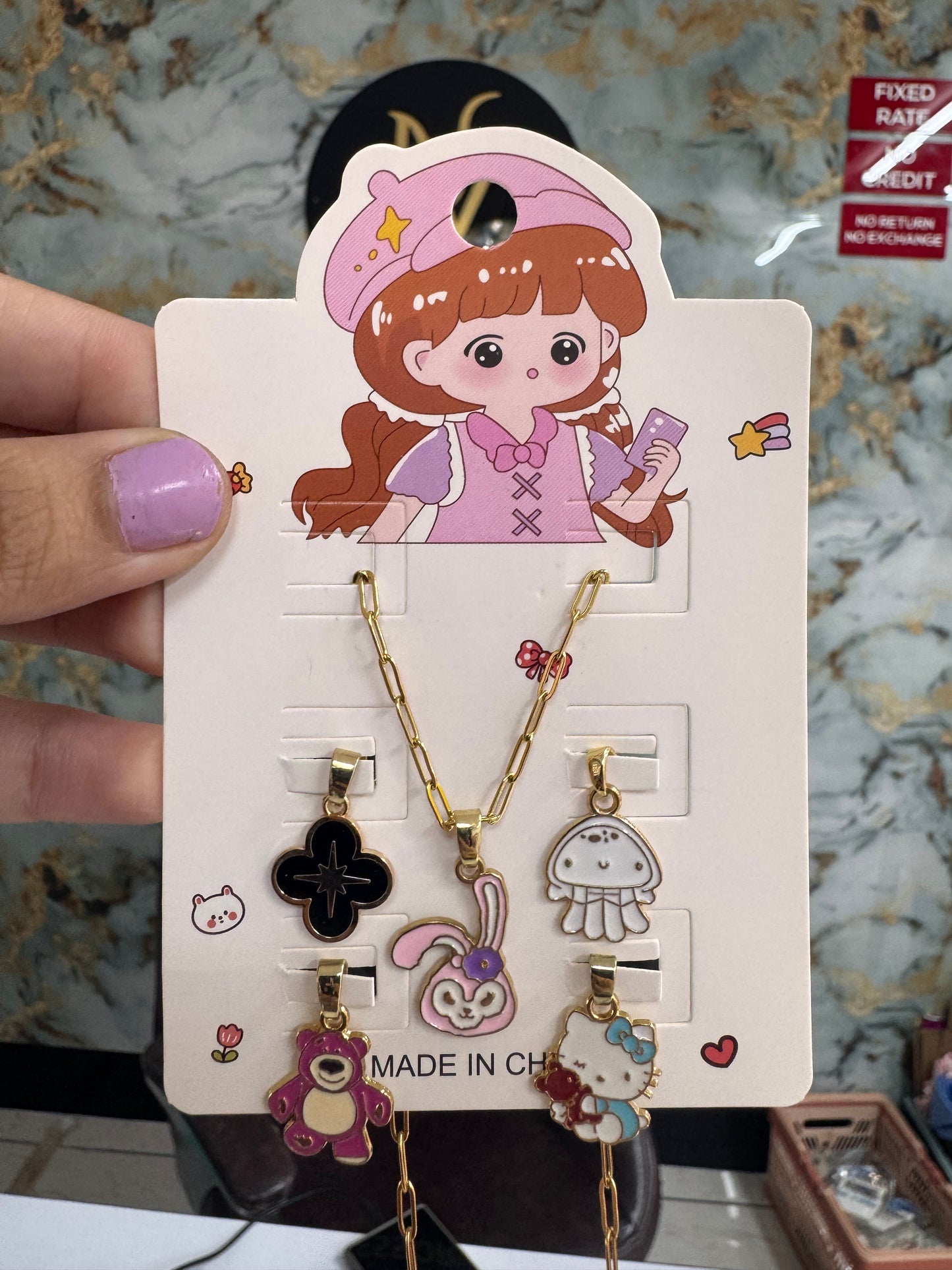Charm jewelry sets
