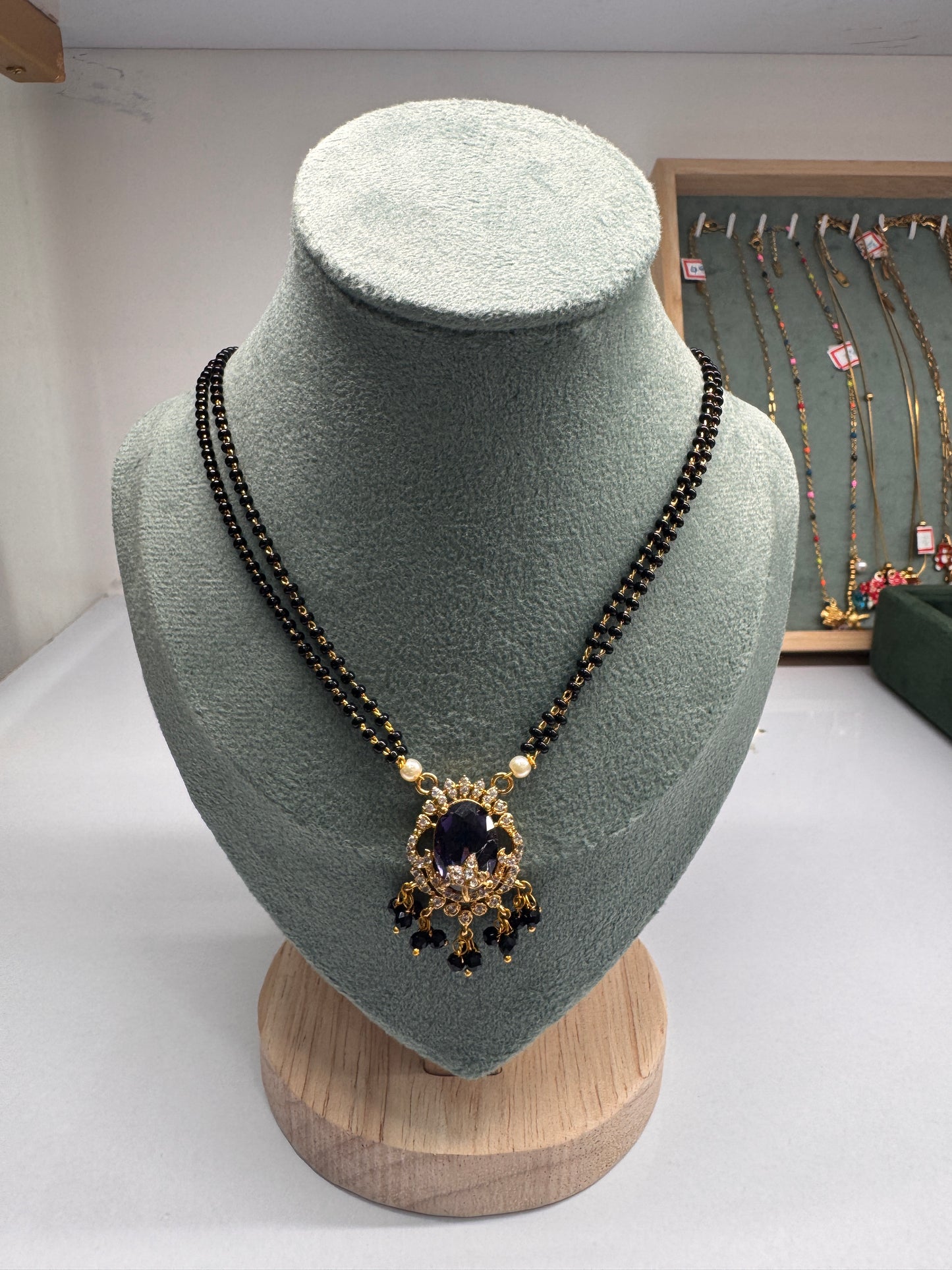 Black beads 6 20’’