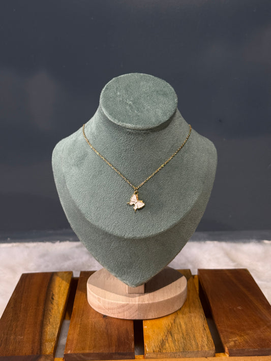 Butterfly anti tarnish chains