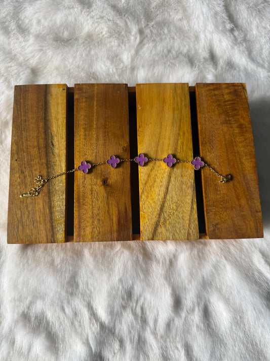 Purple clove bracelet