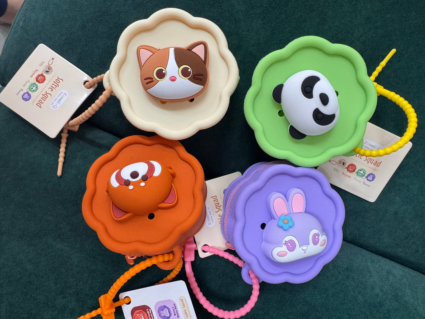 Animal 3d kids coin bags