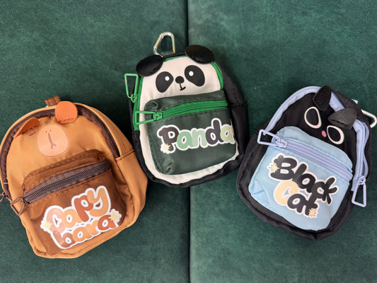 Backpack model coin bags