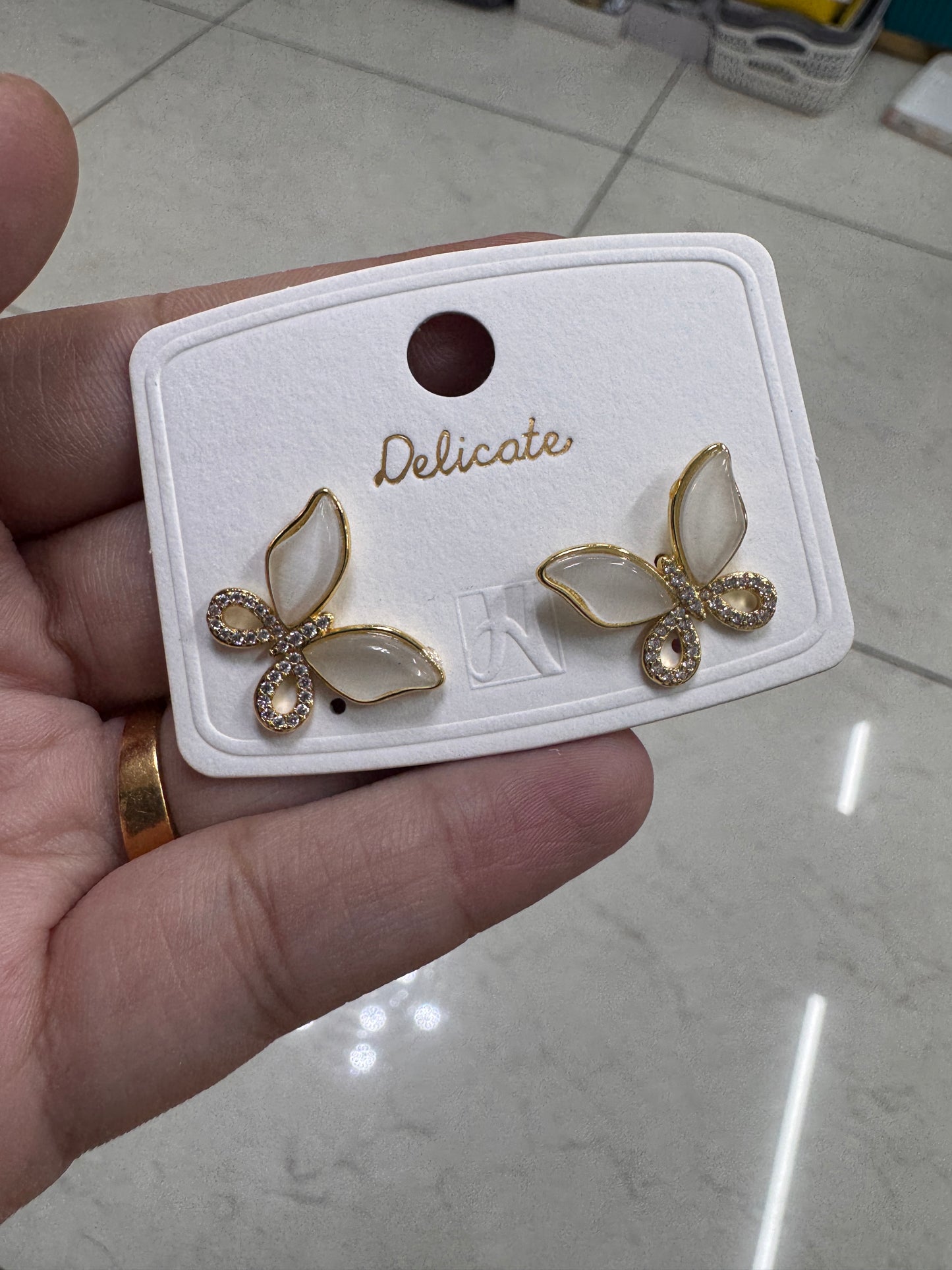 Mini butterfly studs