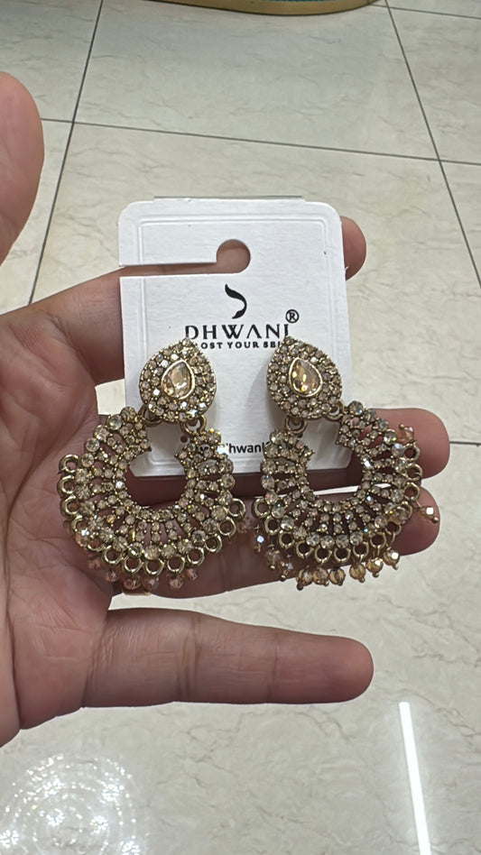 Gold stone chandbalis