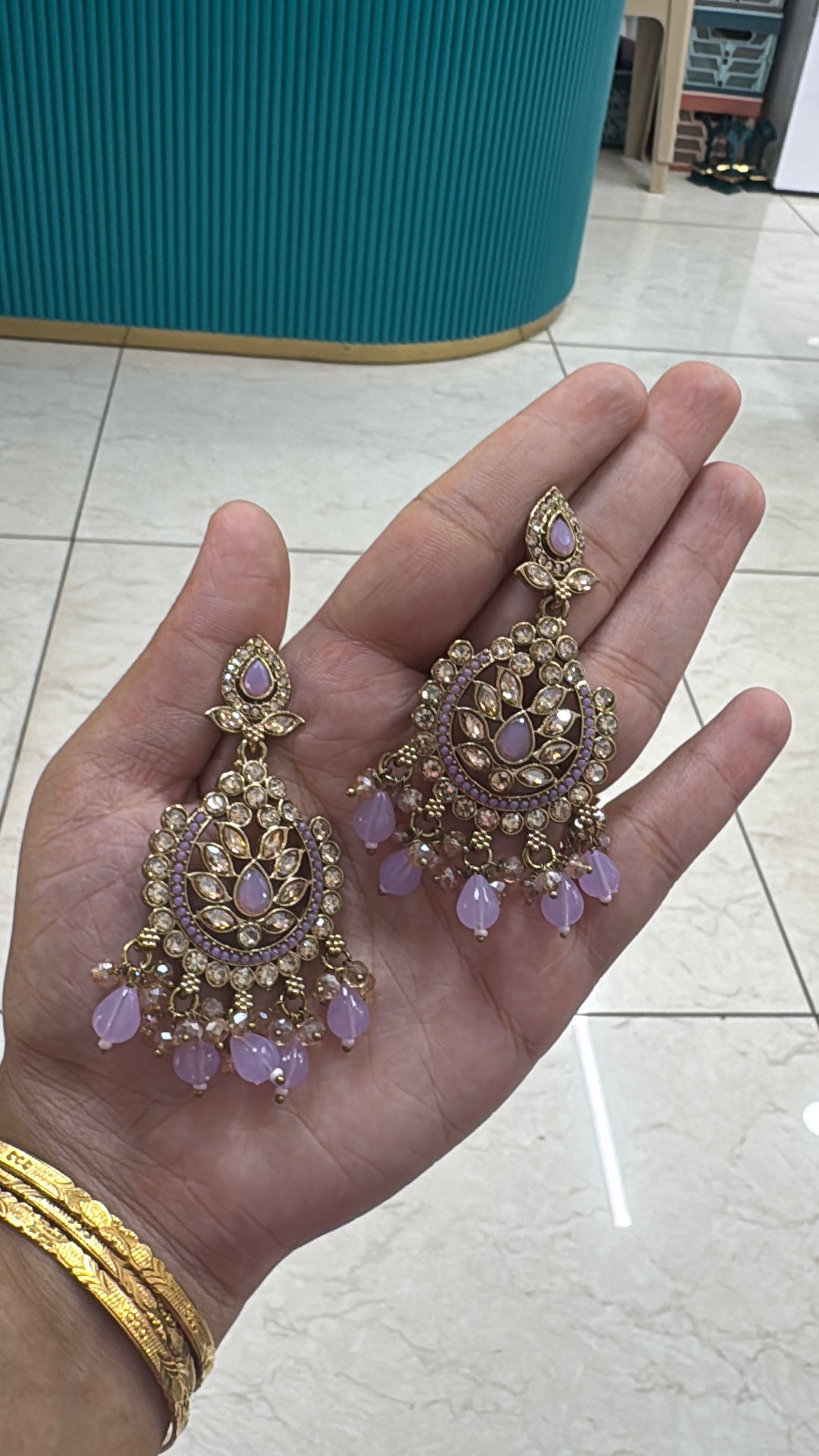 Kunda pearl drop earrings