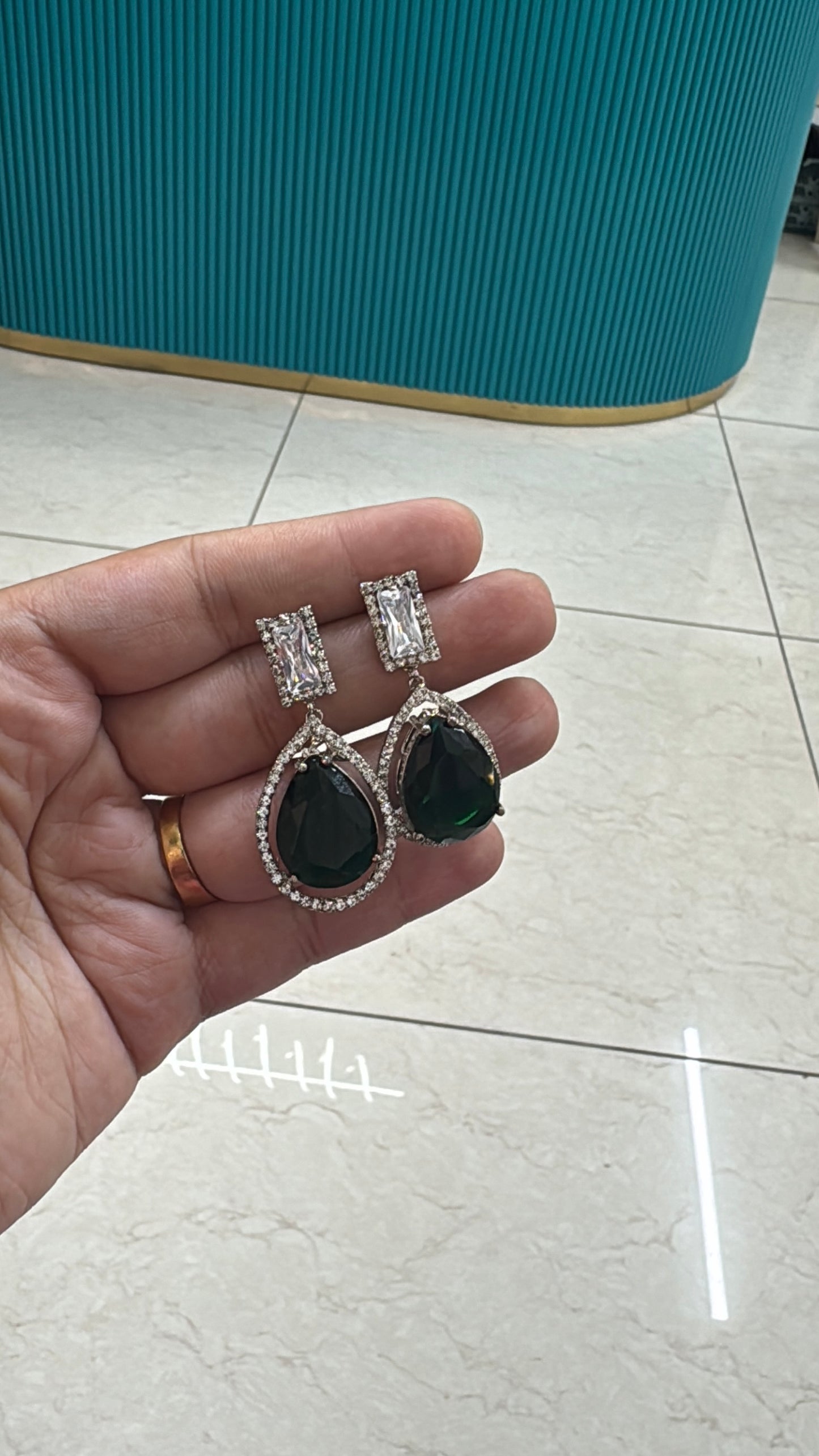 Jaded earrings