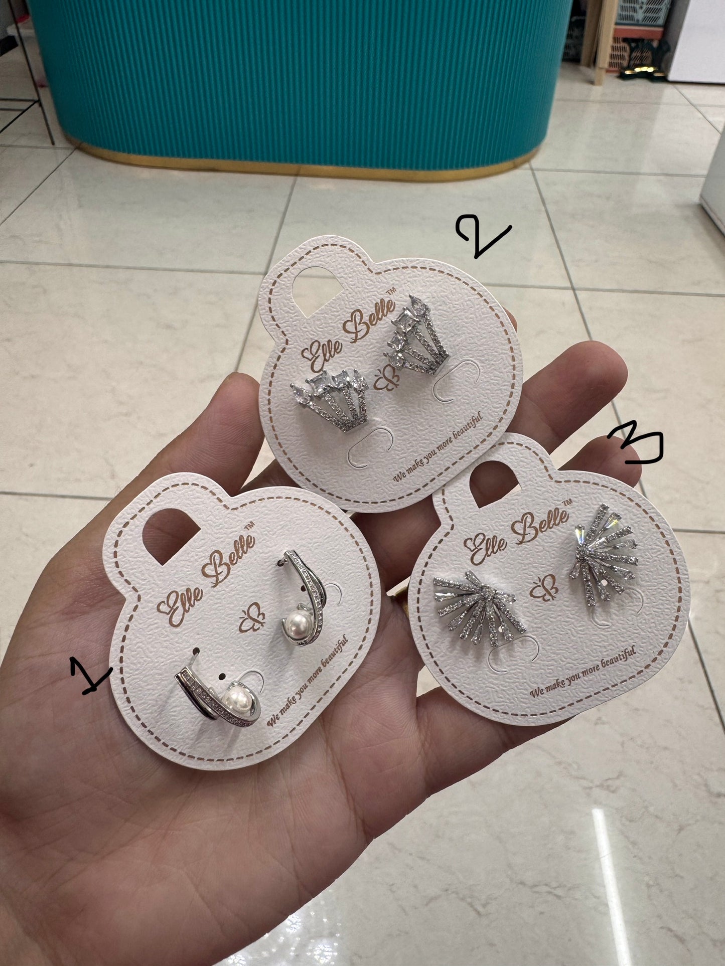 Luxe studs