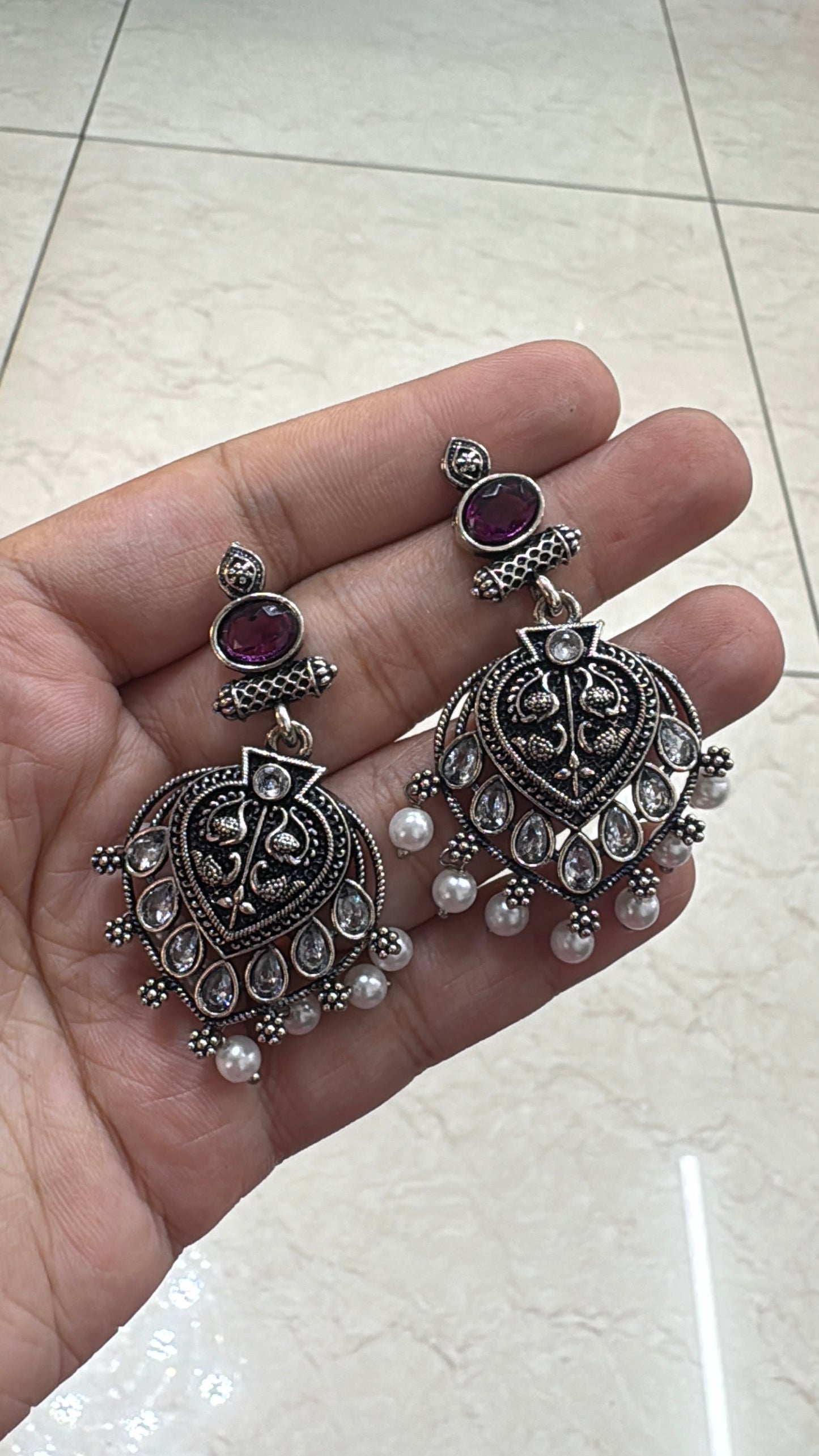 Kundan earrings