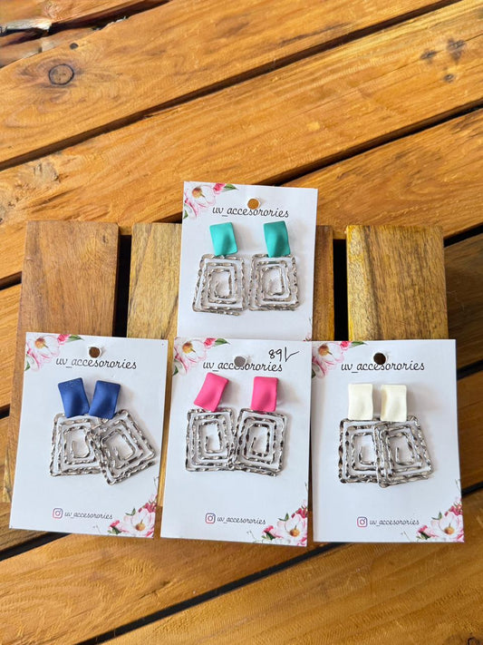 Rectangle earrings