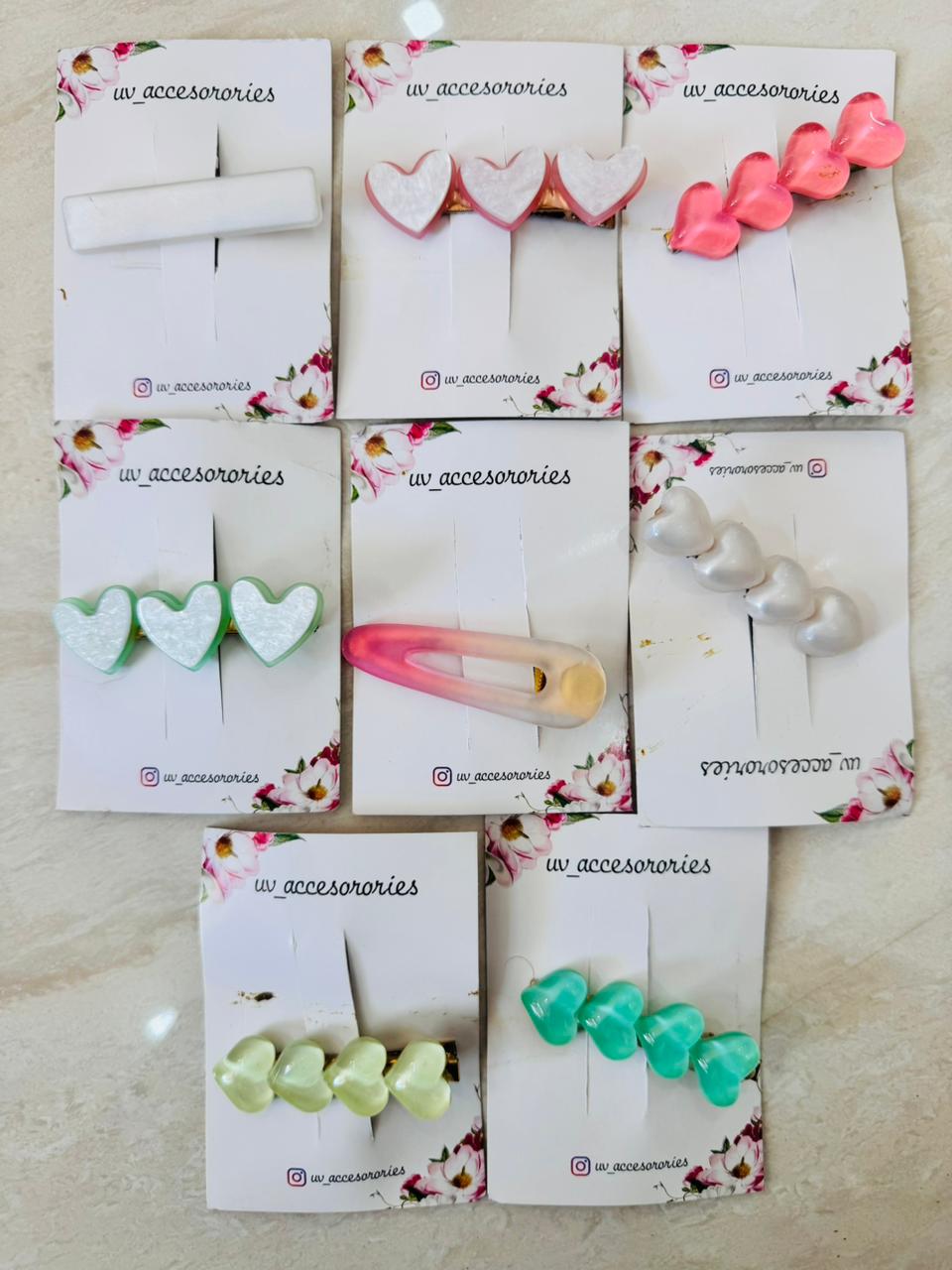 Crystal alligator clips